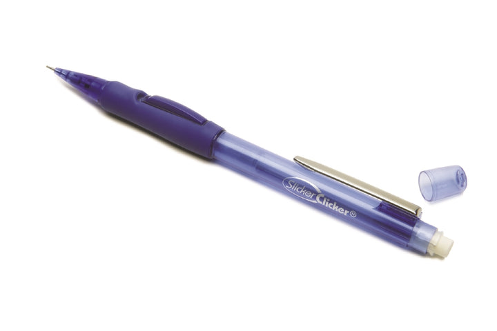 Image of Slickerclicker Side Advanced Mechanical Pencil, Medium Point, Translucent Blue