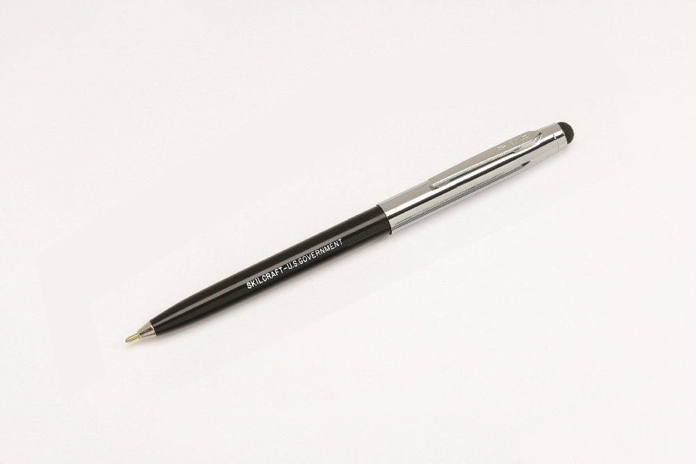 Image of Skilcraft Combo Ballpoint Pen and Stylus, Black Ink