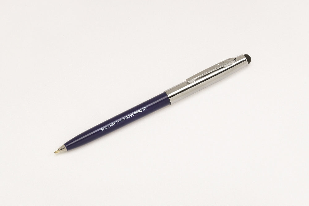 Image of Skilcraft Combo Ballpoint Pen and Stylus, Blue Ink
