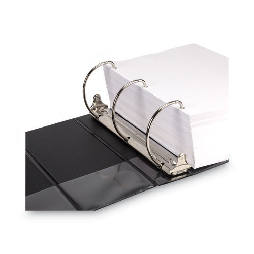 Image of Samsill® Nonstick D-Ring View Binder, 3 Rings, 6" Capacity, 11 X 8.5, Black