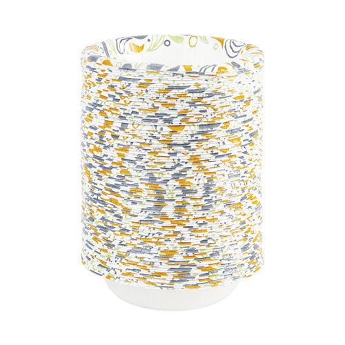 Image of Boardwalk® Deerfield Printed Paper Bowl, 12 Oz, Coated/soak Proof, Multicolor, 125/pack, 8 Packs/carton