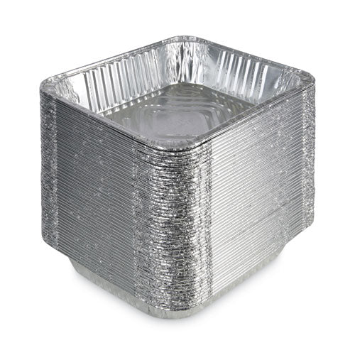 Image of Boardwalk® Aluminum Steam Table Pans, Half-Size Deep, 400 Gauge, 2.56" Deep, 10.38 x 12.75, 100/Carton