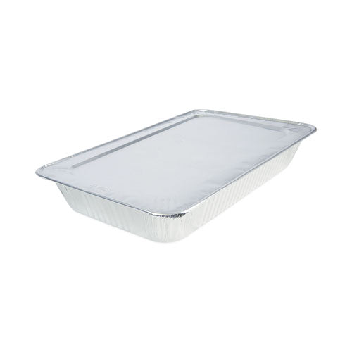 Image of Boardwalk® Aluminum Steam Table Pans, Full-Size Deep, 620 Gauge, 3.19" Deep, 12.81 x 20.75, 50/Carton
