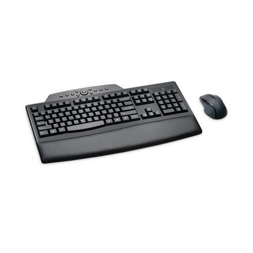 Image of Kensington® Pro Fit Comfort Wireless Desktop Set, 2.4 Ghz Frequency/30 Ft Wireless Range, Black