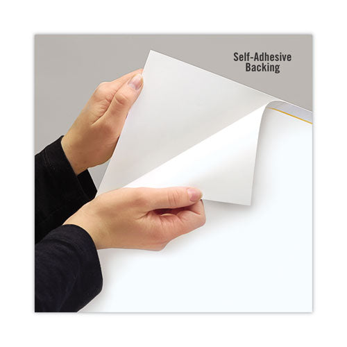 Image of AT-A-GLANCE® Wallmates Self-Adhesive Dry Erase Weekly Planning Surfaces, 18 X 24, White/gray/orange Sheets, Undated