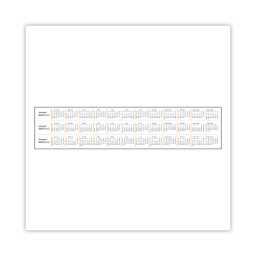 Image of AT-A-GLANCE® Wallmates Self-Adhesive Dry Erase Weekly Planning Surfaces, 18 X 24, White/gray/orange Sheets, Undated