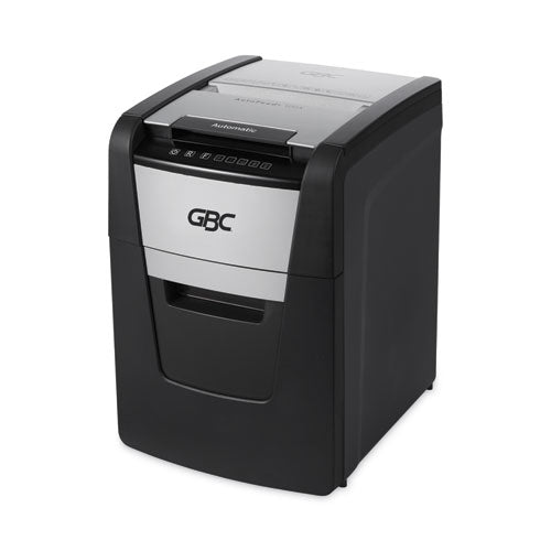 Image of GBC® Autofeed+ 100X Super Cross-Cut Home Office Shredder, 100 Auto/8 Manual Sheet Capacity