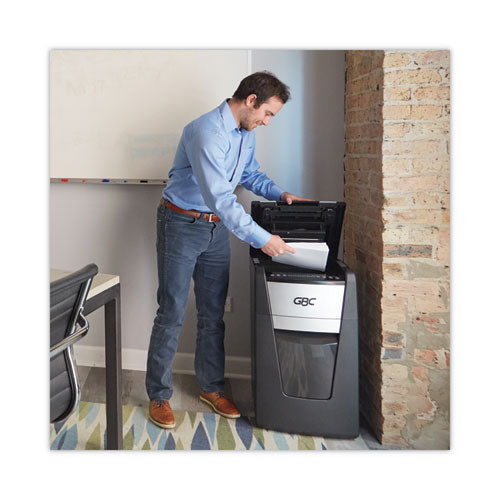 Image of GBC® Autofeed+ 300M Micro-Cut Office Shredder, 300 Auto/8 Manual Sheet Capacity
