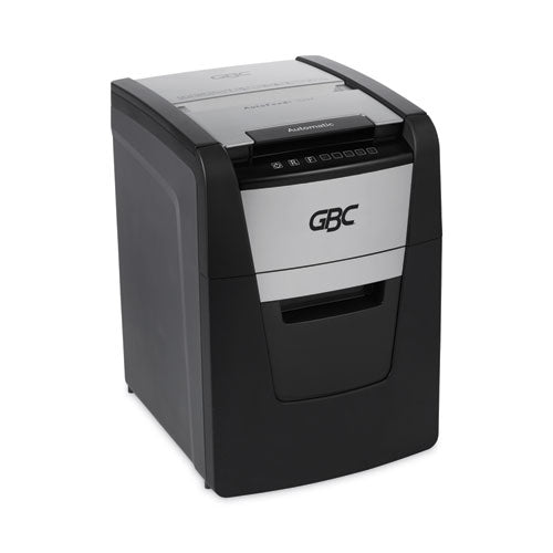 Image of GBC® Autofeed+ 100X Super Cross-Cut Home Office Shredder, 100 Auto/8 Manual Sheet Capacity
