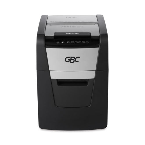 Image of GBC® Autofeed+ 100X Super Cross-Cut Home Office Shredder, 100 Auto/8 Manual Sheet Capacity