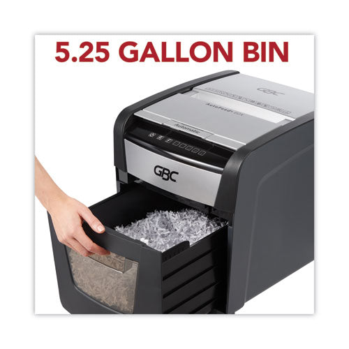 Image of GBC® Autofeed+ 60X Super Cross-Cut Home Shredder, 60 Auto/6 Manual Sheet Capacity