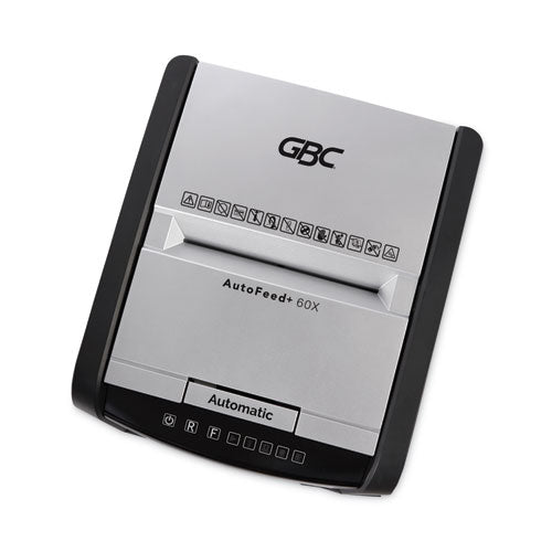 Image of GBC® Autofeed+ 60X Super Cross-Cut Home Shredder, 60 Auto/6 Manual Sheet Capacity