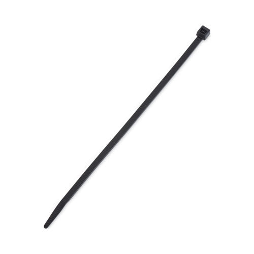 Image of Tatco Nylon Cable Ties, 8 X 0.19, 50 Lb, Black, 1,000/pack