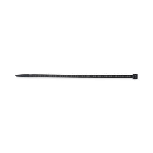 Image of Tatco Nylon Cable Ties, 8 X 0.19, 50 Lb, Black, 1,000/pack