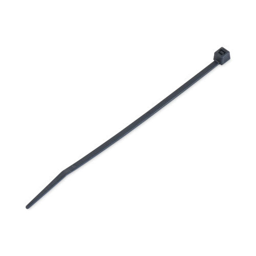 Image of Tatco Nylon Cable Ties, 4 X 0.06, 18 Lb, Black, 1,000/pack