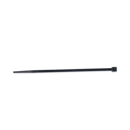Image of Tatco Nylon Cable Ties, 4 X 0.06, 18 Lb, Black, 1,000/pack