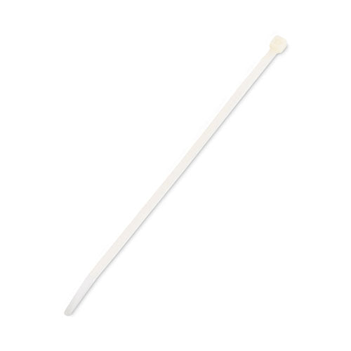 Image of Tatco Nylon Cable Ties, 8 X 0.19, 50 Lb, Natural, 1,000/pack