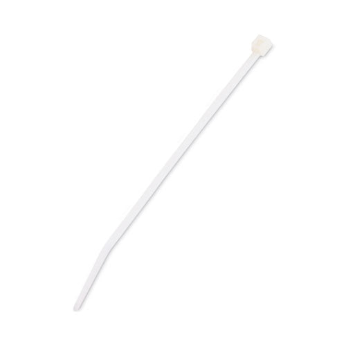 Image of Tatco Nylon Cable Ties, 4 X 0.06, 18 Lb, Natural, 1,000/pack