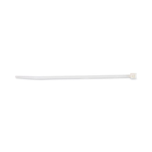 Image of Tatco Nylon Cable Ties, 4 X 0.06, 18 Lb, Natural, 1,000/pack