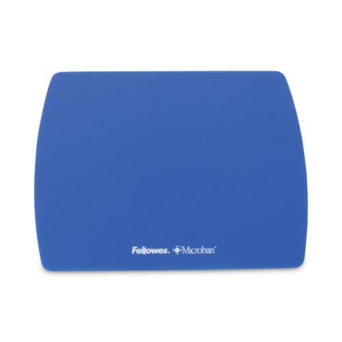 Image of Fellowes® Ultra Thin Mouse Pad with Microban Protection, 9 x 7, Sapphire Blue