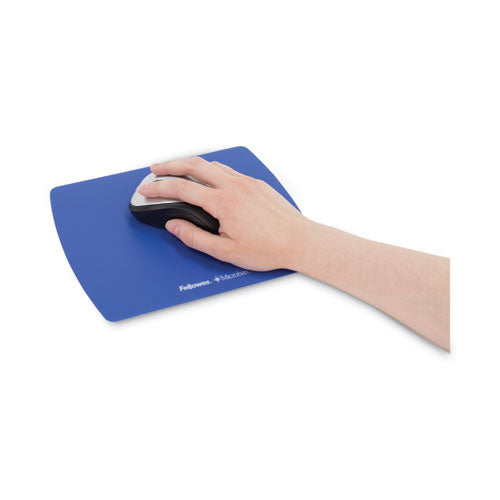 Image of Fellowes® Ultra Thin Mouse Pad with Microban Protection, 9 x 7, Sapphire Blue