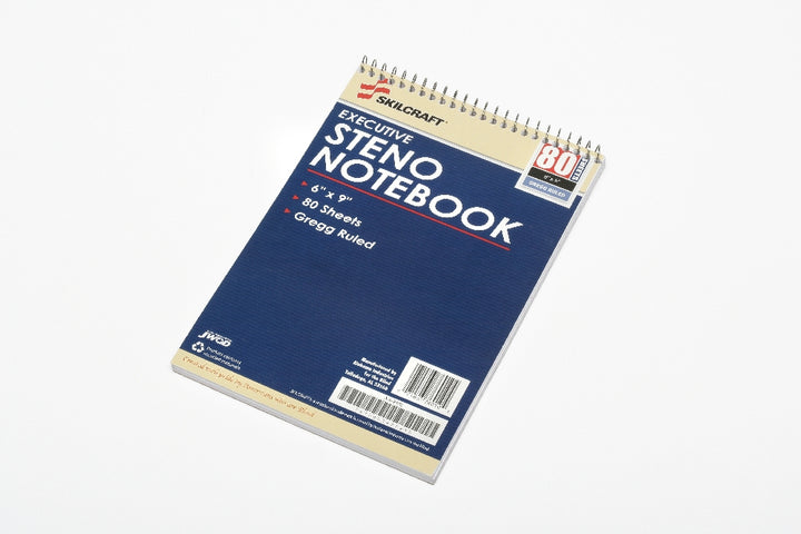 Image of Executive Steno Notebook, 6" x 9", 80 Sheets, Gregg Ruled