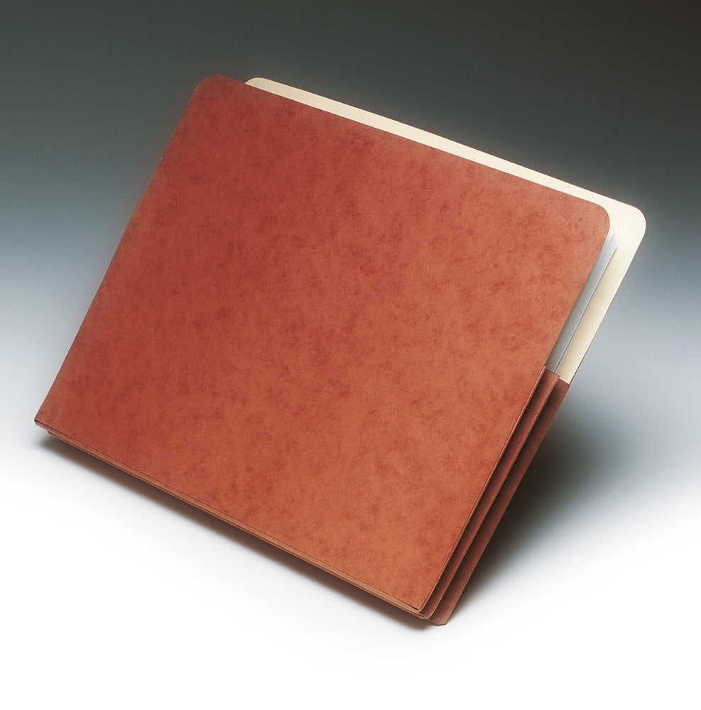 Image of File Jacket, Straight Cut, 1-3/4" Expansion, Letter, Red