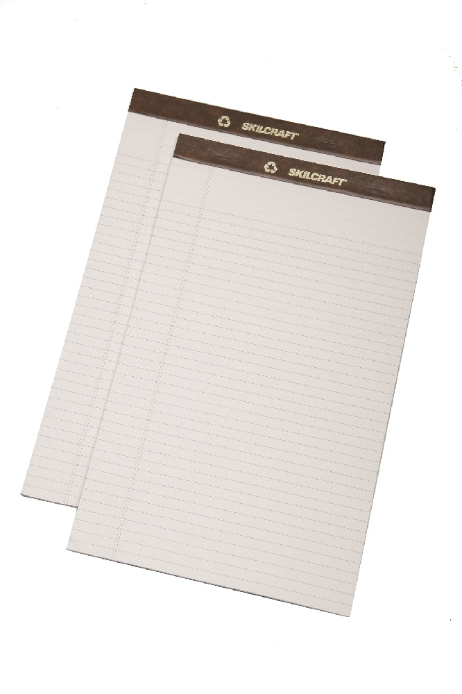 Image of Writing Paper Pad, Top Bound, Legal Rule, 50 Sheets, Legal 8-1/2" x 14", White