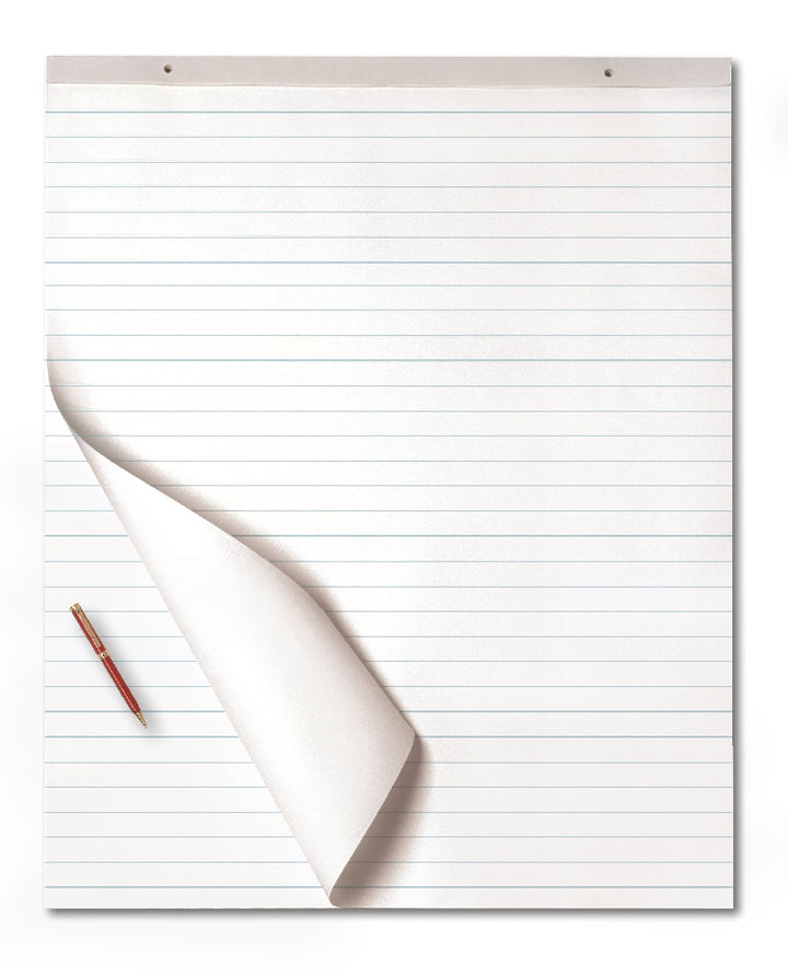 Image of Easel Pad, Ruled, White, 27" x 34"