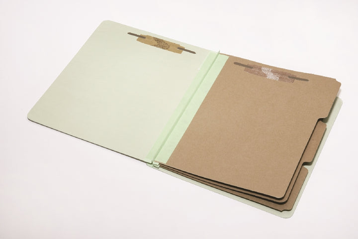 Image of 8 Section Classification Folder, Letter, Green