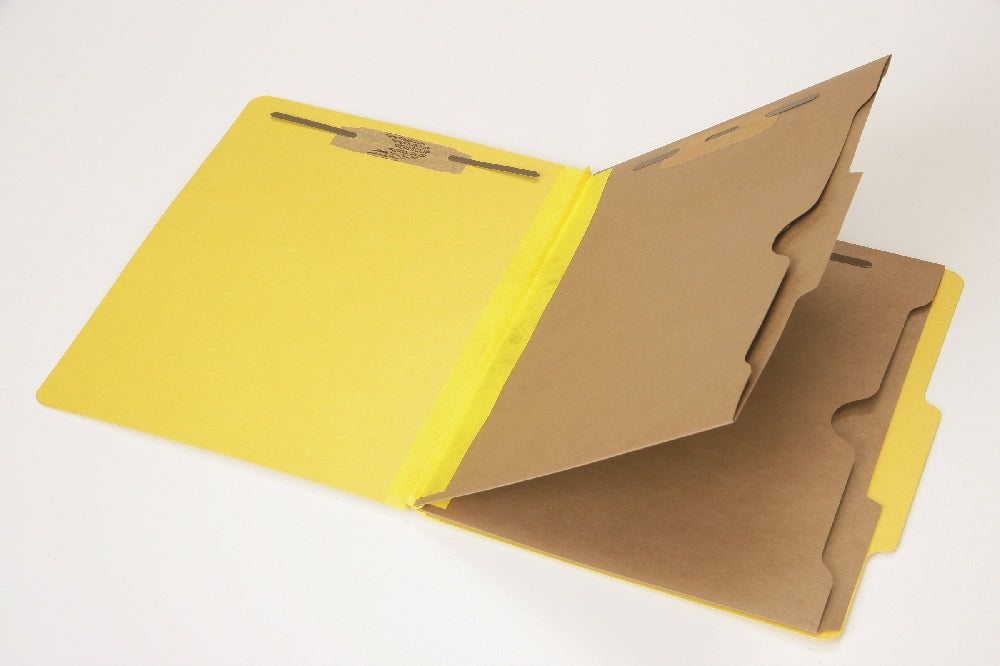Image of Pocket Classification File Folder, Letter, Yellow