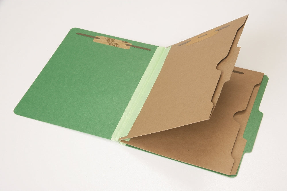 Image of Pocket Classification File Folder, Letter, Dark Green