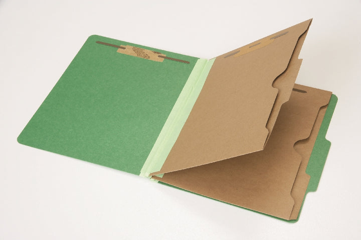 Image of Pocket Classification File Folder, Letter, Dark Green