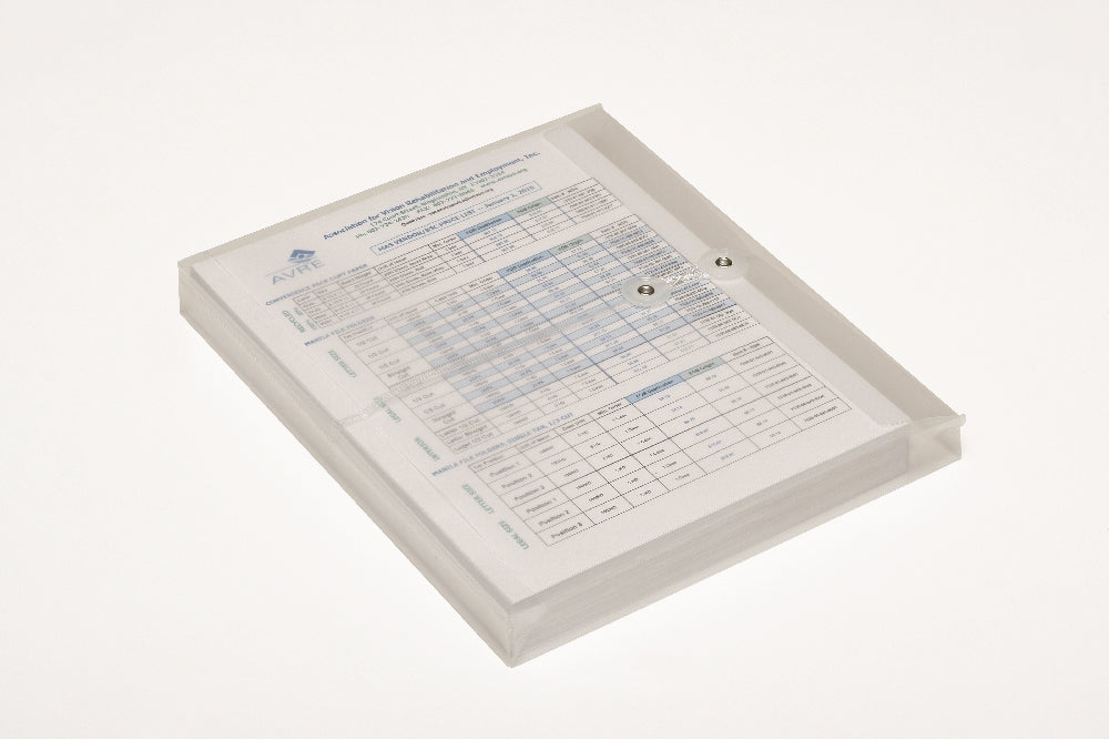 Image of Skilcraft String-Tie Side-Loading Expansion Envelope, Clear