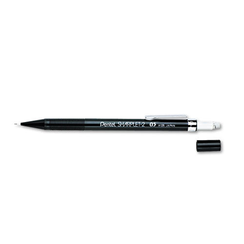 Image of Pentel® Sharplet-2 Mechanical Pencil, 0.5 mm, HB (#2), Black Lead, Black Barrel