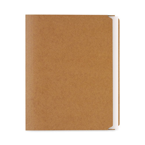 Image of Universal® Reinforced Kraft Top Tab File Folders, Straight Tabs, Letter Size, 0.75" Expansion, Brown, 100/Box