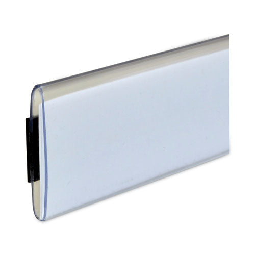 Image of C-Line® HOL-DEX Magnetic Shelf/Bin Label Holders, Side Load, 1 x 6, Clear, 10/Box