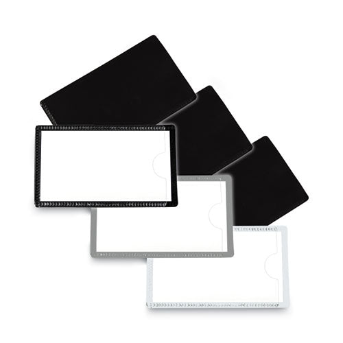 Image of C-Line® Slap-Stick Magnetic Label Holders, Side Load, 4.25 X 2.5, White, 10/pack
