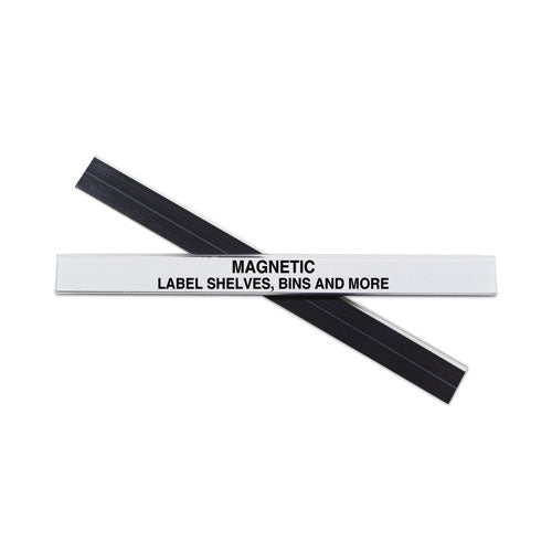 Image of C-Line® HOL-DEX Magnetic Shelf/Bin Label Holders, Side Load, 0.5 x 6, Clear, 10/Box