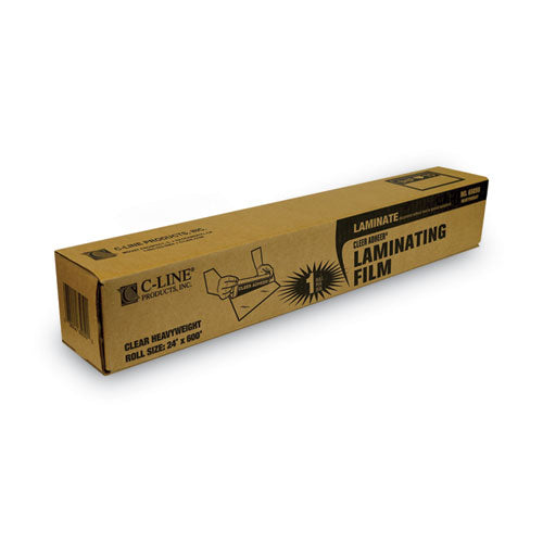 Image of C-Line® Cleer Adheer Self-Adhesive Laminating Film, 2 Mil, 24" X 50 Ft, Gloss Clear