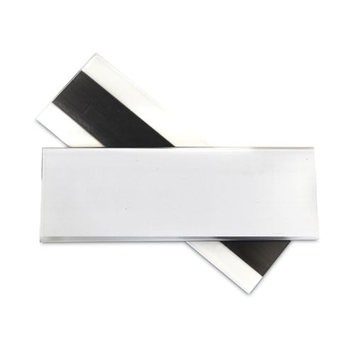 Image of C-Line® HOL-DEX Magnetic Shelf/Bin Label Holders, Side Load, 2 x 6, Clear, 10/Box