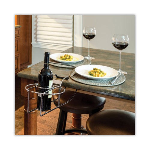 Image of C-Line® Wine By Your Side, Steel Frame/red Wine Adapter/ice Bucket, 161.06 Cu In, Stainless Steel