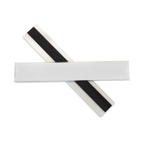 Image of C-Line® HOL-DEX Magnetic Shelf/Bin Label Holders, Side Load, 1 x 6, Clear, 10/Box