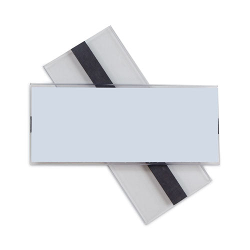 Image of C-Line® Clear Magnetic Label Holders, Side Load, 6 x 2.5, 10/Pack