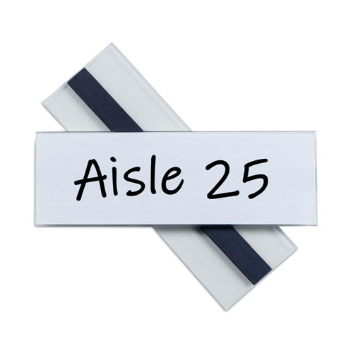 Image of C-Line® Clear Magnetic Label Holders, Side Load, 6 x 2, 10/Pack