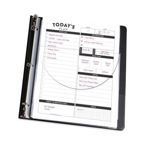 Image of C-Line® Super Capacity Sheet Protectors With Tuck-In Flap, 200", Letter Size, 10/pack