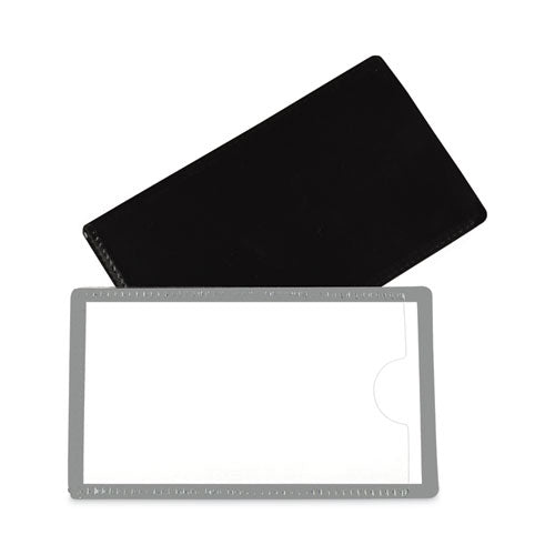 Image of C-Line® Slap-Stick Magnetic Label Holders, Side Load, 4.25 X 2.5, Gray, 10/pack