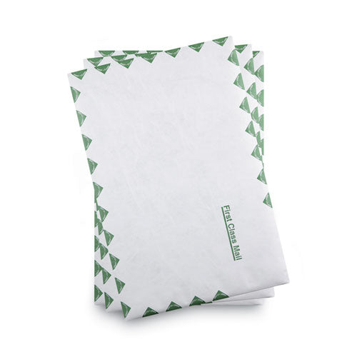 Image of Survivor® Lightweight 14 lb Tyvek Catalog Mailers, First Class, #15, Square Flap, Redi-Strip Adhesive Closure, 10 x 15, White, 100/Box
