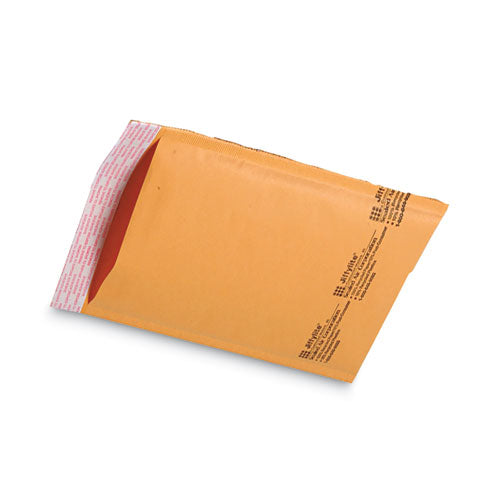 Image of Sealed Air Jiffy Padded Mailer, #4, Paper Padding, Self-Adhesive Closure, 9.5 x 14.5, Natural Kraft, 100/Carton