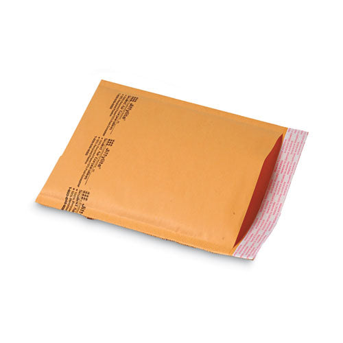 Image of Sealed Air Jiffy Padded Mailer, #4, Paper Padding, Self-Adhesive Closure, 9.5 x 14.5, Natural Kraft, 100/Carton
